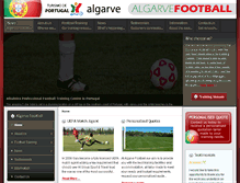 Tablet Screenshot of algarvefootball.com